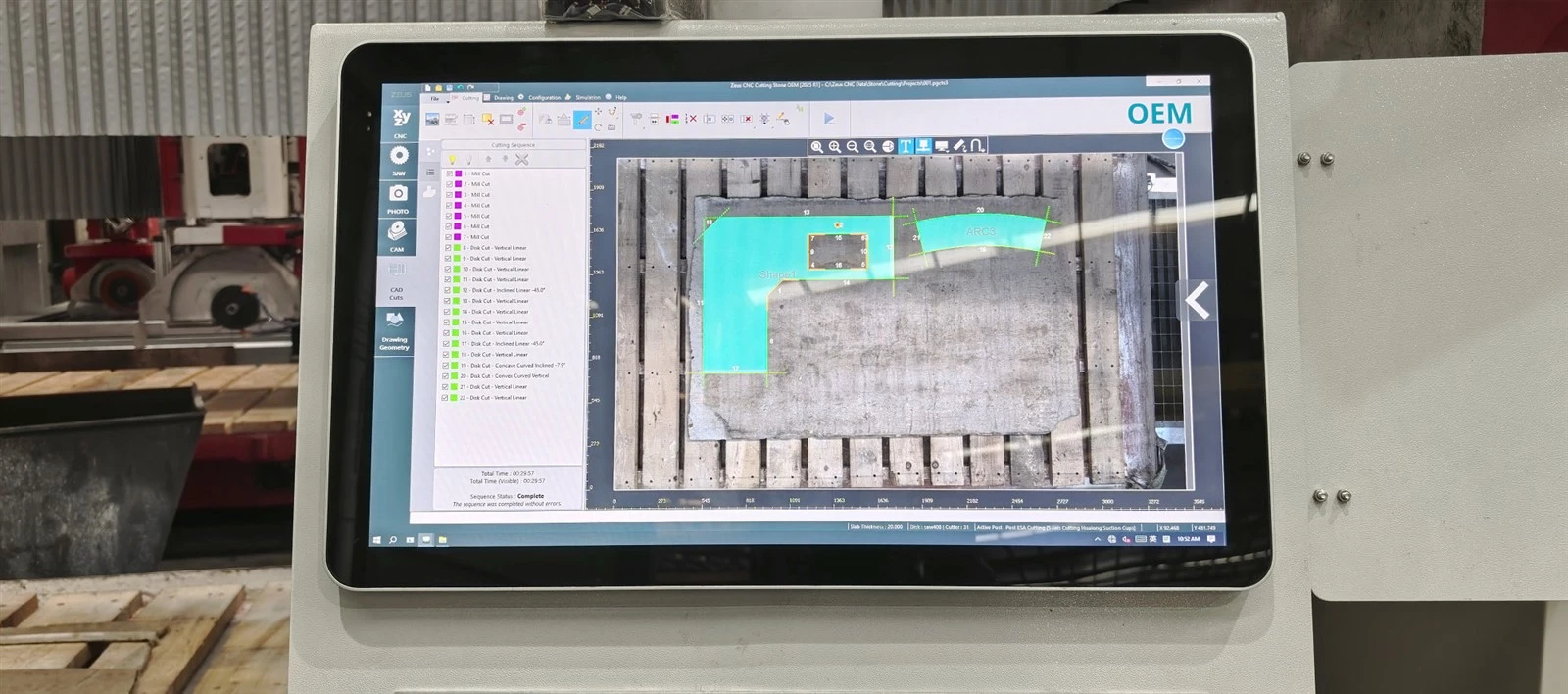 Italian ESA CNC system Italian ESA CNC system